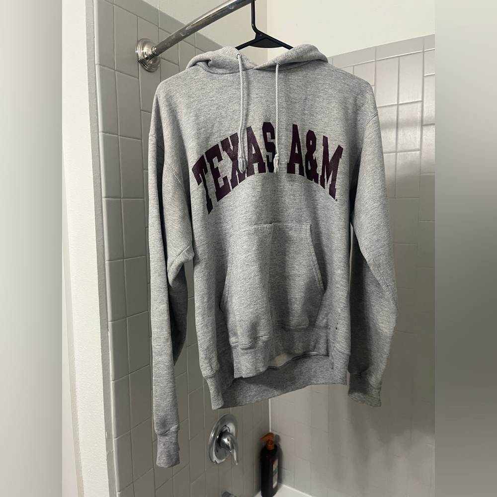 Grey Texas A&M champion hoodie